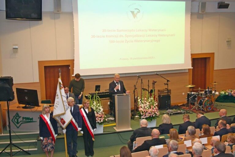 Uroczyste obchody 35-lecia Samorządu Lekarzy Weterynarii, 30-lecia Komisji ds. Specjalizacji oraz 100-lecia „Życia Weterynaryjnego” w PIWet-PIB
