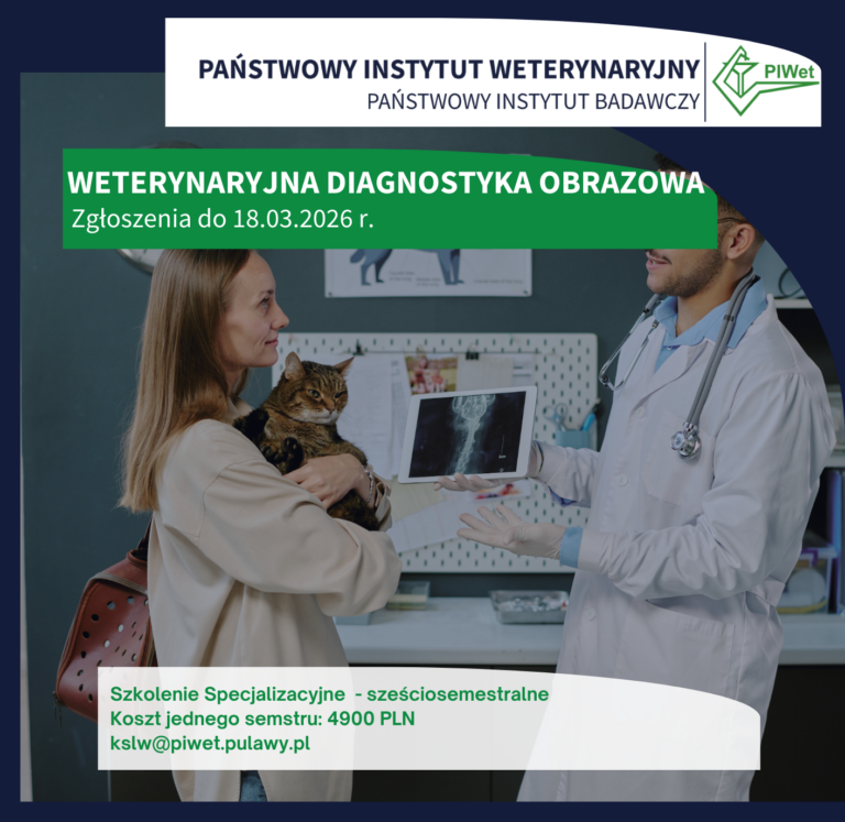 Nabór na szkolenie specjalizacyjne – Weterynaryjna Diagnostyka Obrazowa