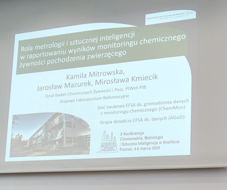 Udział pracowników Instytutu w X Konferencji „Chemometria, Metrologia i Sztuczna Inteligencja w Analityce”